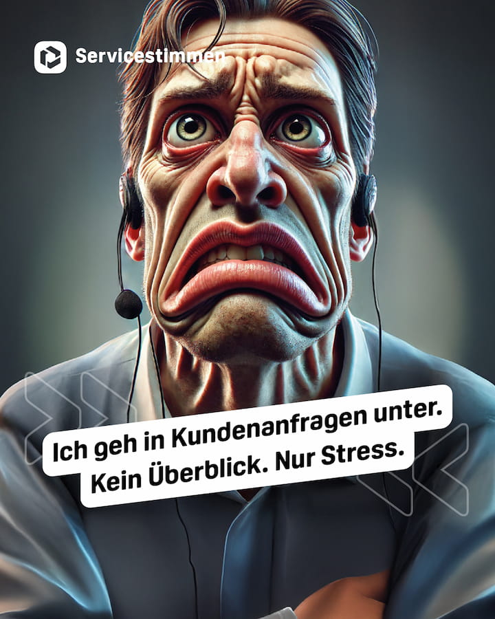 Überforderter Service-Mitarbeiter: ‚Nur Stress, kein Überblick‘